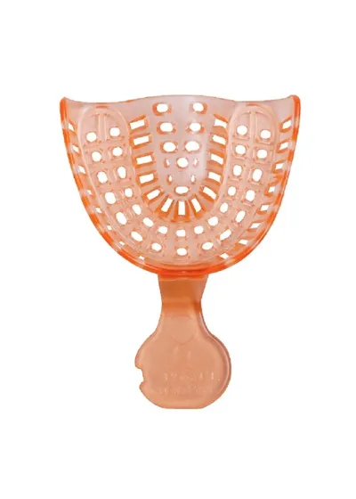 Ложка оттискная, Seil Global, Plastic Tray US, верхняя, S, розовая, пластик