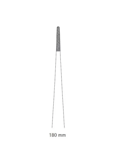 Пинцет анатомический, DUROGRIP, длина 180 мм