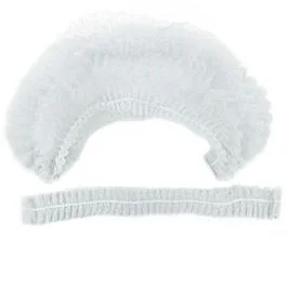 Шапочки "Шарлотта" на резинке белая 100шт./РК-МЕД