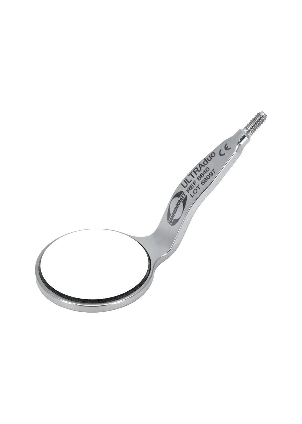 Зеркало, Hahnenkratt, 22 мм, двухстороннее, без ручки, ULTRAduo FS, 6640
