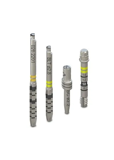 Набор, Straumann, Сверла Bone Level Tapered (№2), для конусных имплантатов