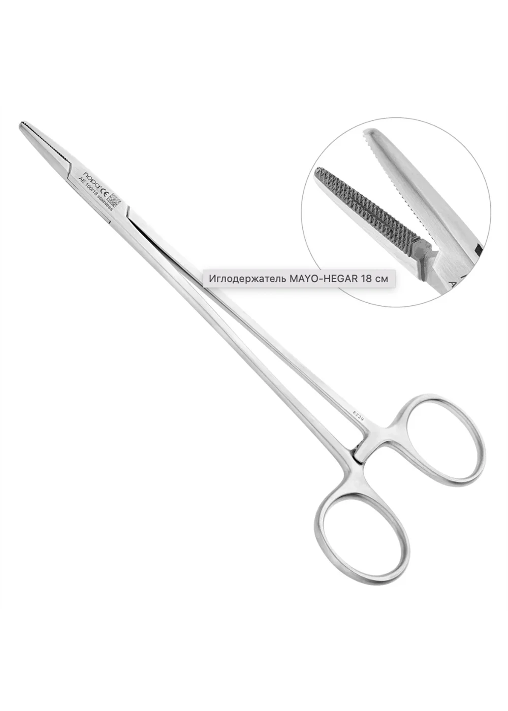 Иглодержатель Nopa Instruments MAYO-HEGAR 180 мм