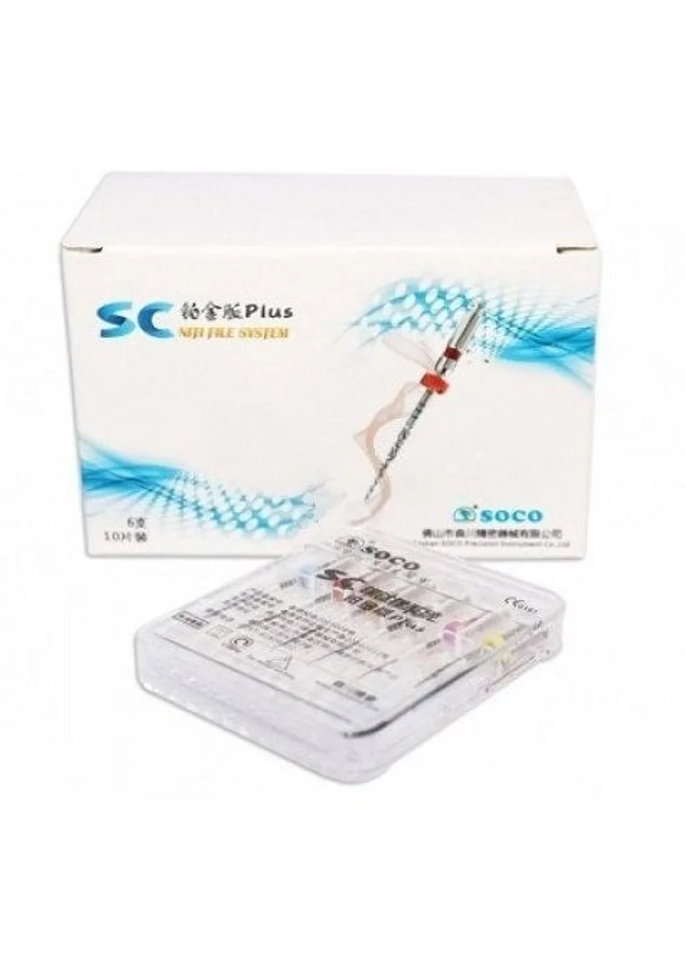 Файлы машинные с памятью формы SC PLUS 04/30, 25мм. (6шт.) SOCO