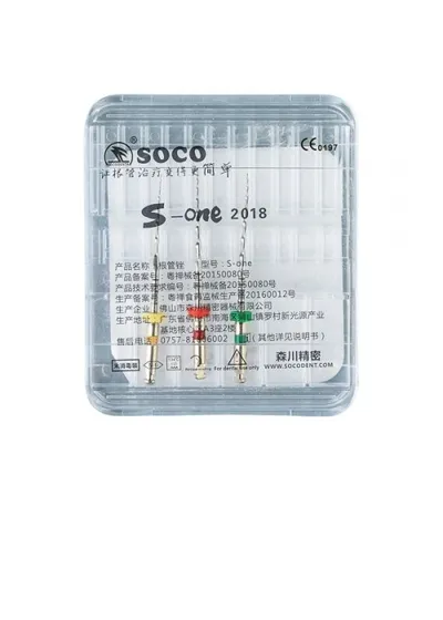 Машинный файл S-One Reciproc, SOCO, 25мм, никель-титан, 3шт