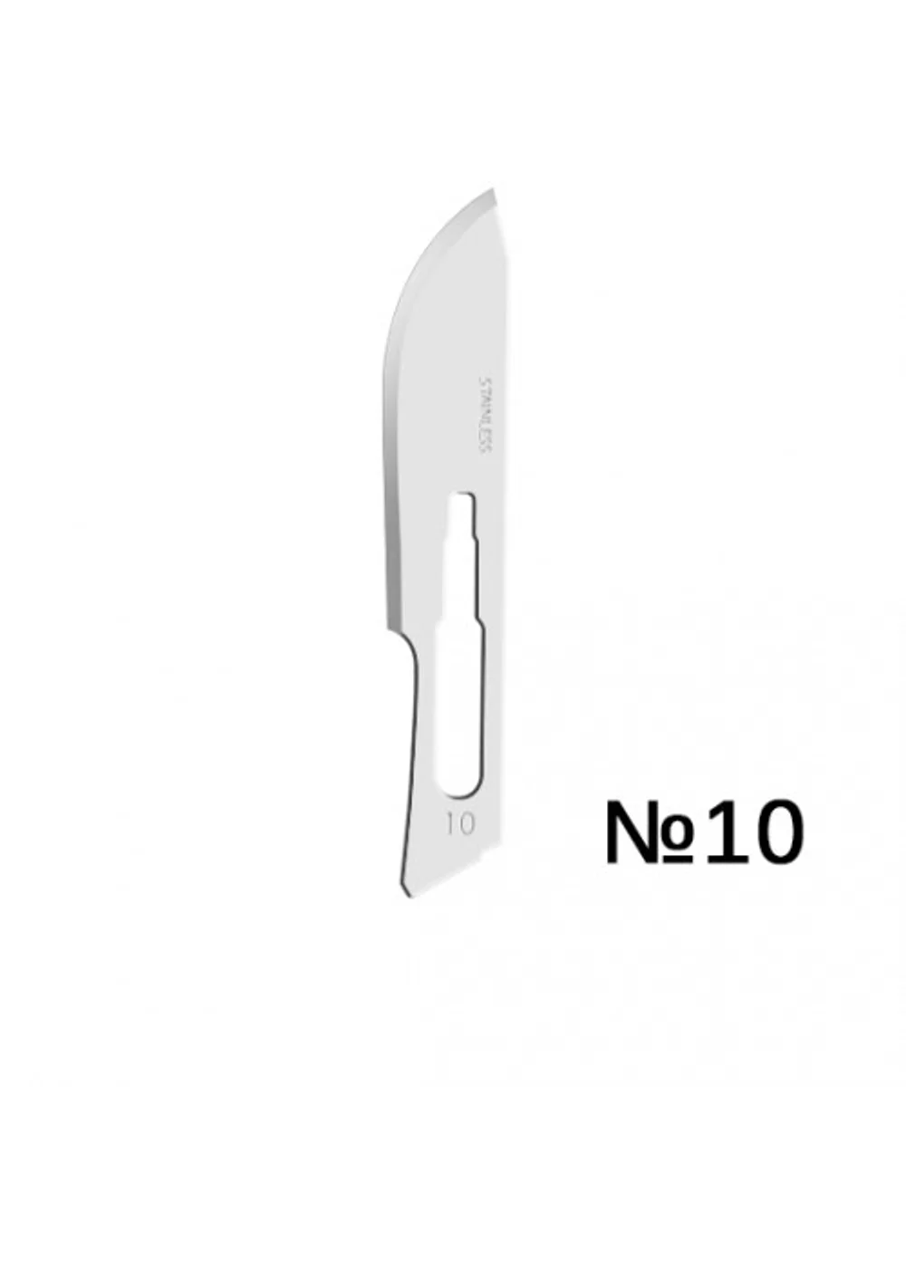 Лезвия для скальпеля, Apexmed, №10, 100 шт