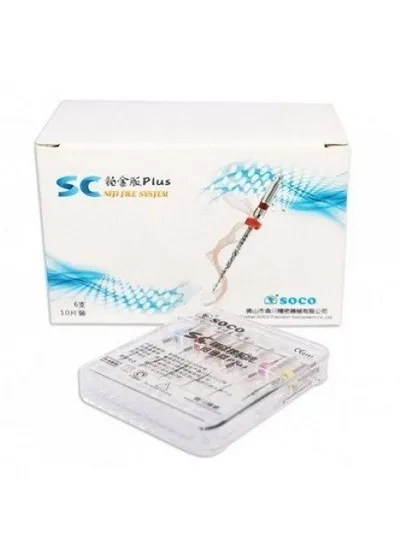 Файлы машинные с памятью формы SC PLUS 05/18, 25мм. (6шт.) SOCO