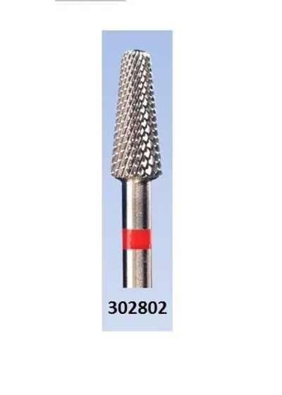 Фреза крас. 302802 сред.конус Крестообразная мелкая нарезка
