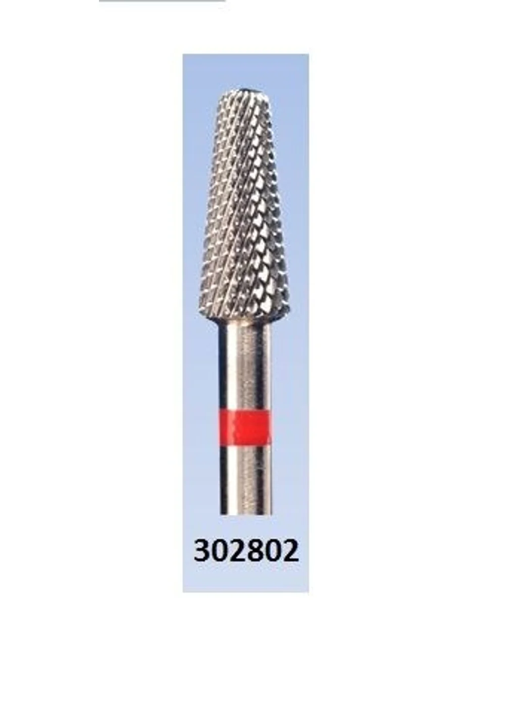 Фреза крас. 302802 сред.конус Крестообразная мелкая нарезка