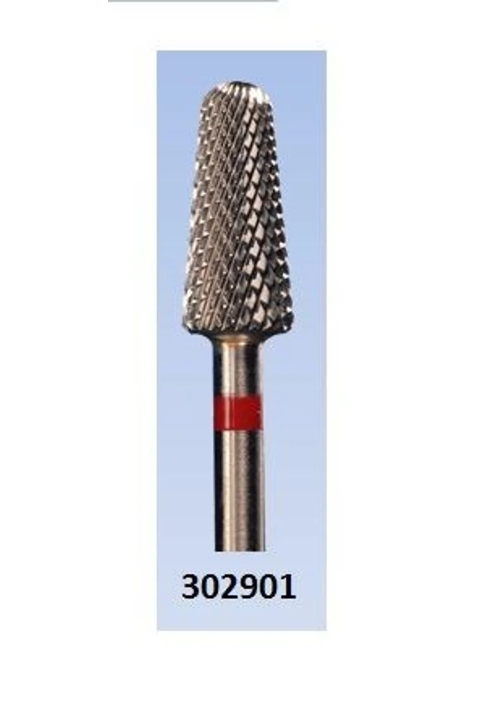 Фреза крас. 302901 сред.конус Крестообразная мелкая нарезка