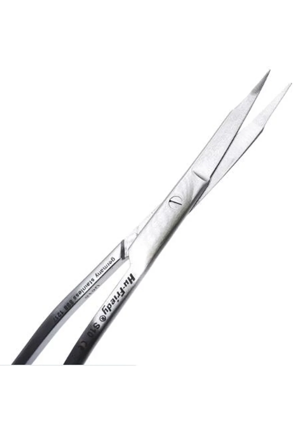 Ножницы 13,5см остроконечные, 1 зубчатое лезвие