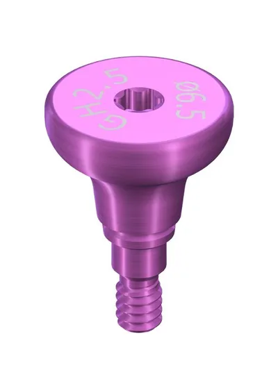 Формирователь десны Straumann, RB/WB, Ø 6.5 мм, GH 2.5 мм, AH 2 мм, Титан