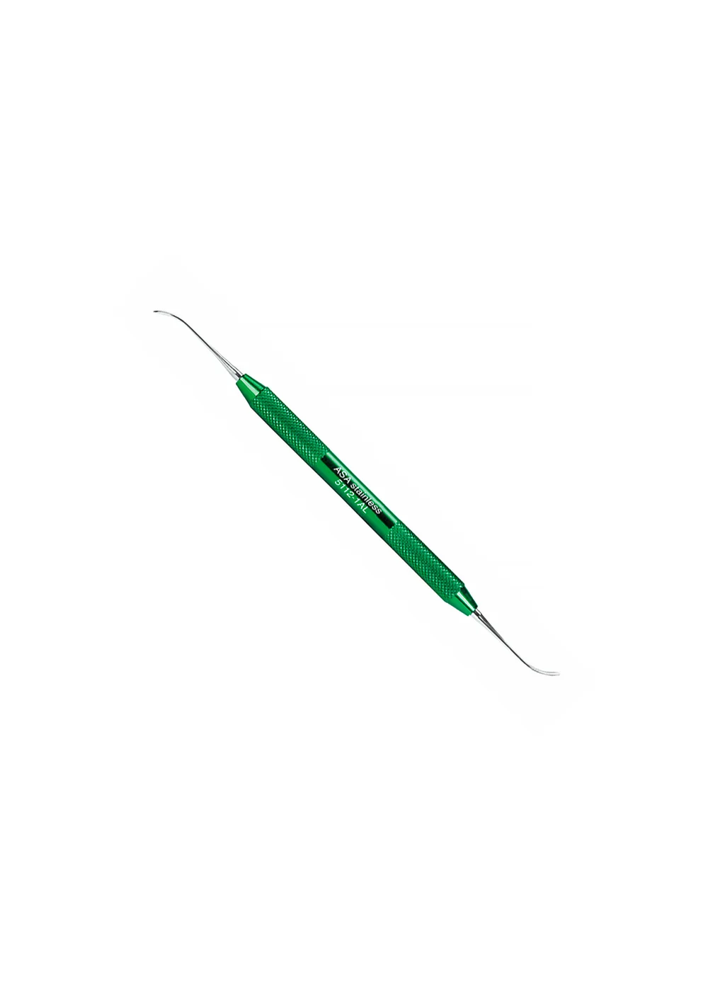 Asa Dental 5112-1AL - инструмент для моделировки воска с зеленой ручкой