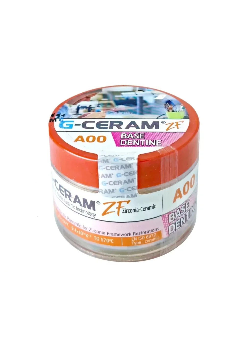 Керамическая масса дентинная, G-CERAM, ZF базовый дентин Base Dentine A00 (bleach), 20г
