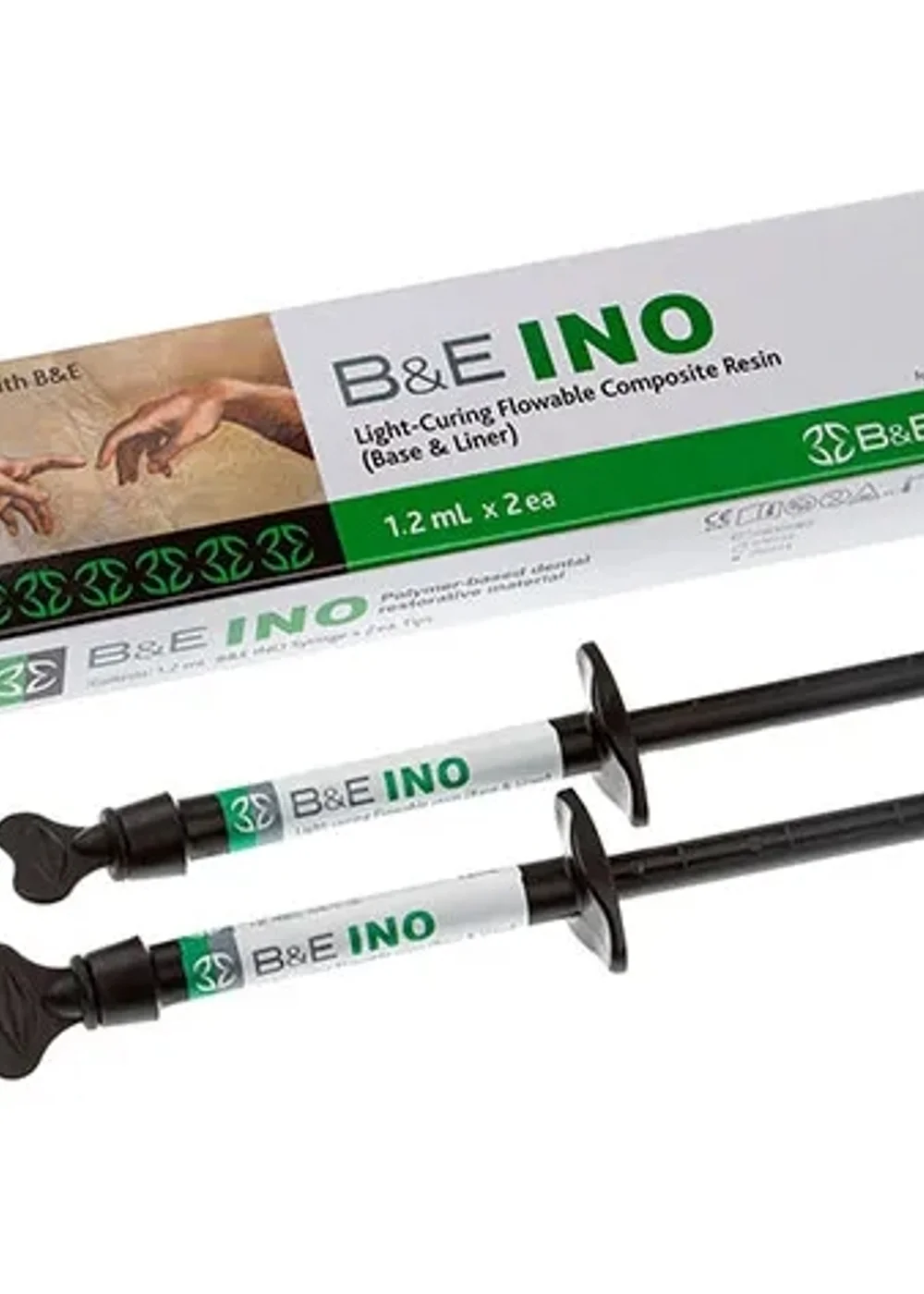 Материал подкладочный, B&E, INO, 2х2г, светоотверждаемый
