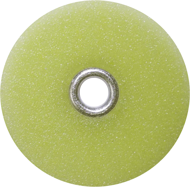 Полир Диск "Kagayaki HOT" на лавсановой основе тонкий (желтый) d=14мм, 40 шт (без дискодержателя)