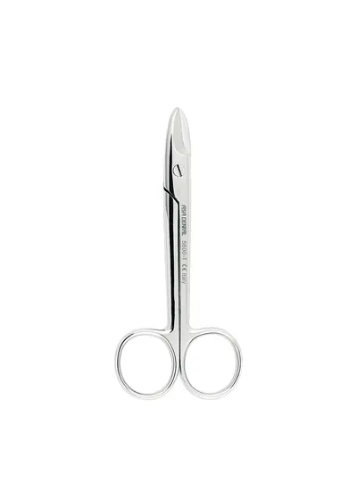 Asa Dental 5600-1 - ножницы коронковые прямые, зубчики на одном лезвии, 10,5 см
