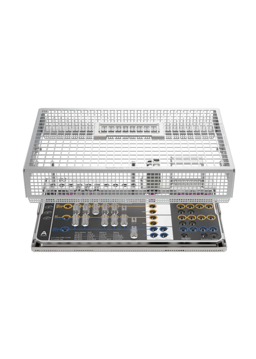 Лоток набора для хирургии по шаблонам NobelActive Guided PureSet Tray