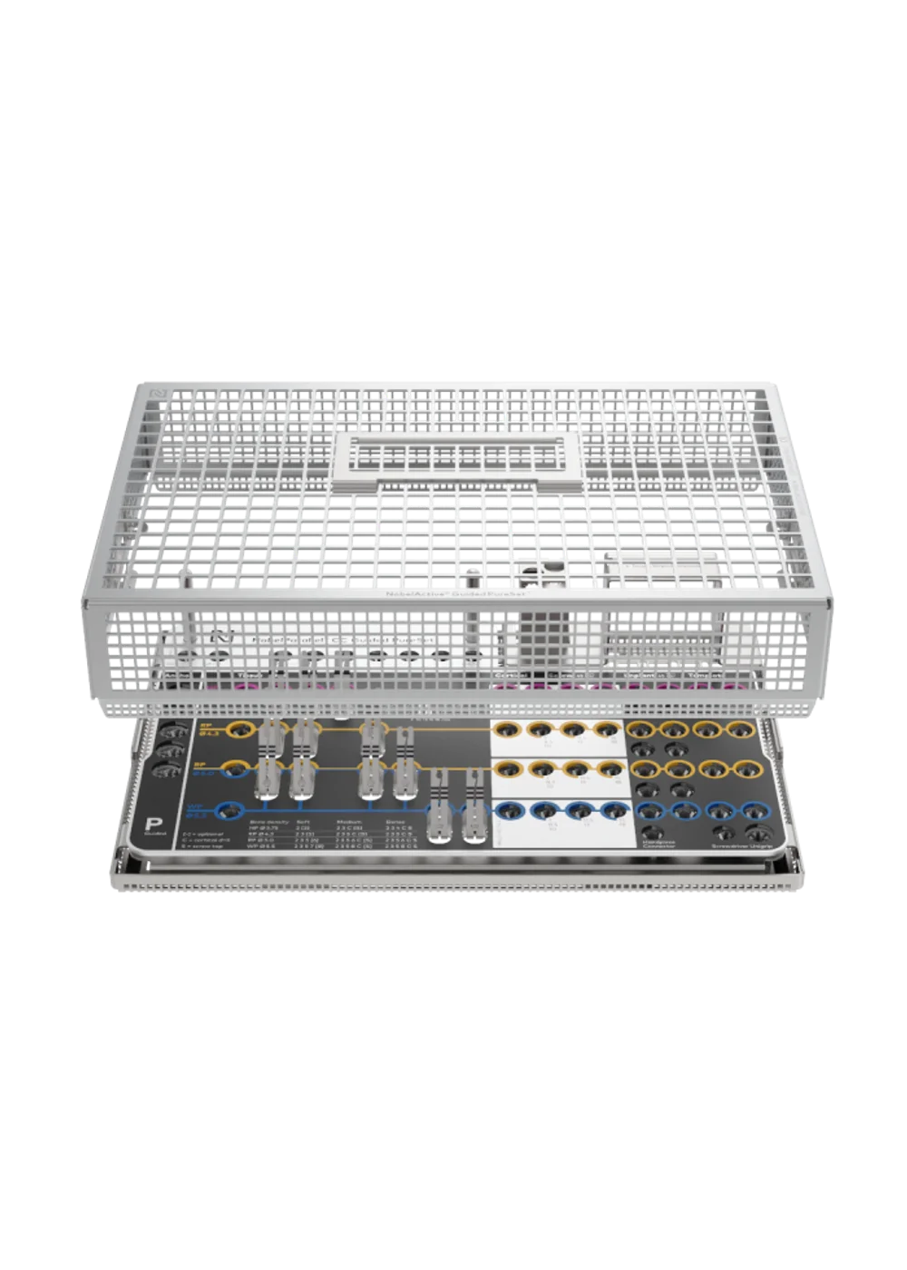 Лоток набора для хирургии по шаблонам NobelParallel CC Guided PureSet Tray