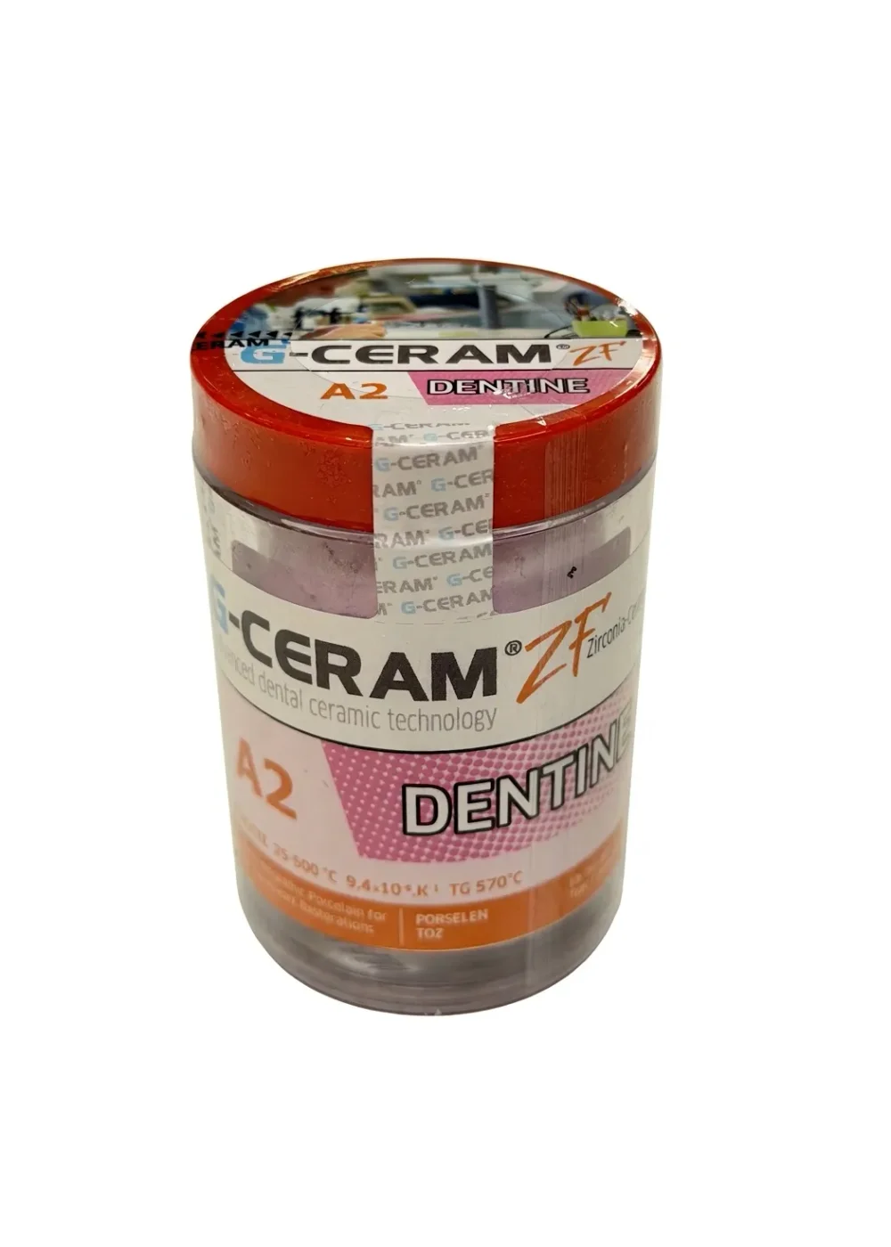 Керамическая масса дентинная, G-CERAM, ZF дентин Dentine A2, 50г