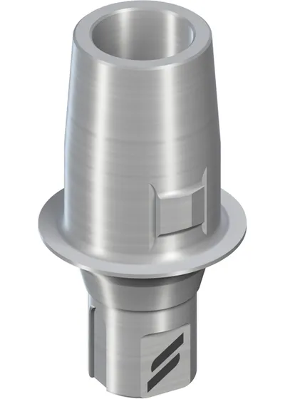 Цилиндрический абатмент Straumann Variobase C, H 1 мм, Ti, серый, 1 шт
