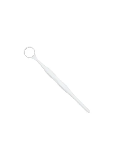 Hahnenkratt RELAX FS Rhodium - родиевое зеркало с ручкой, №4, диаметр 22 мм, белый, 10 шт
