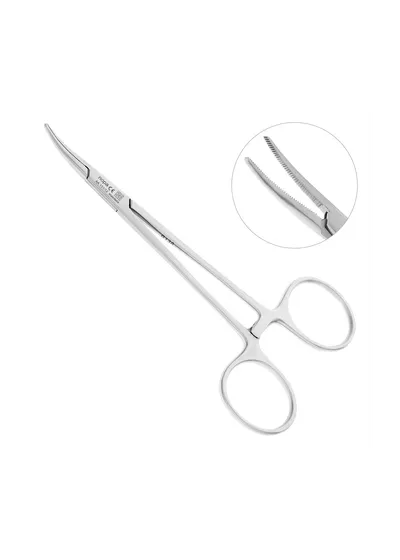 Nopa Instruments AA 131/12 - щипцы для артерии MICRO-MOSQUITO анатомические, изогнутые, 12 см