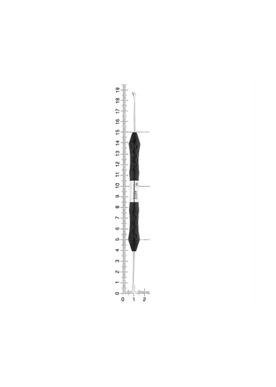 Aesculap DX201R - распатор, по BUSER, ERGOPLANT, длина 190 мм