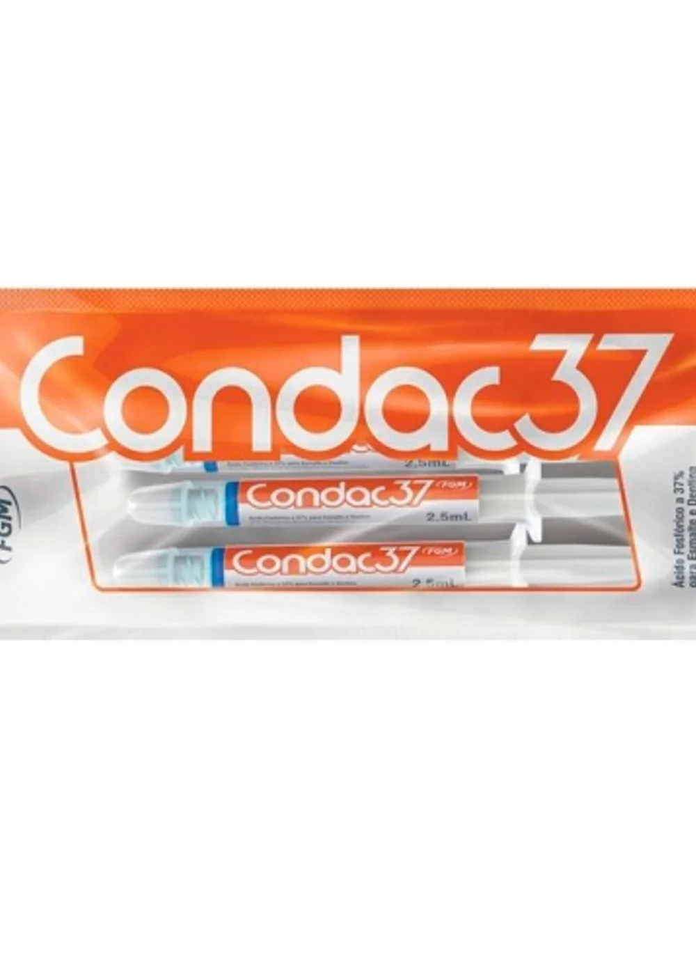 Протравка для эмали CONDAC 37 (3 шпр.х 2,5 мл), FGM (Бразилия)
