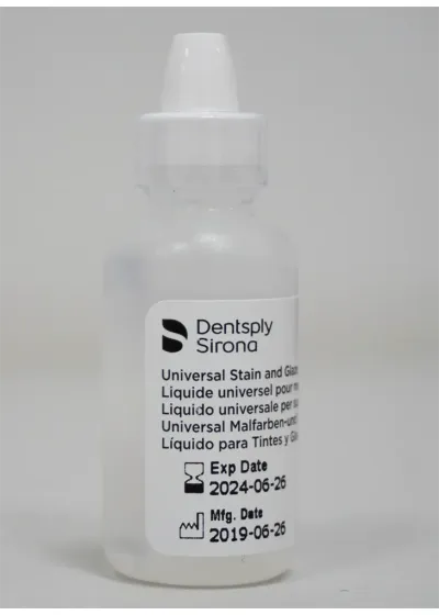 Жидкость для глазури, DeguDent, Universal Stain and Glaze Liquid, 15 мл