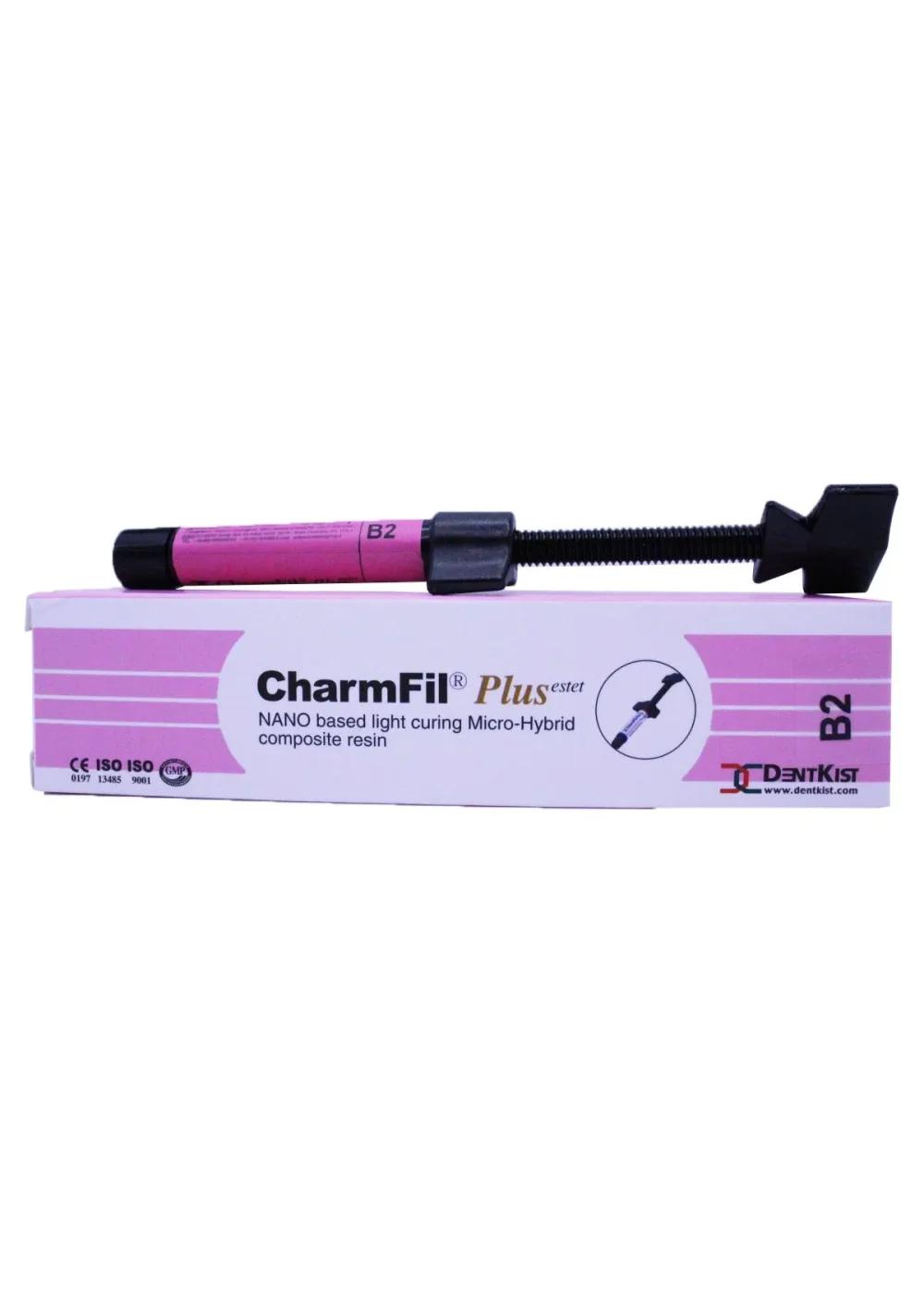 Композит светоотверждаемый универсальный, DentKist, CharmFil Plus Refill, B2, шприц, 4 г