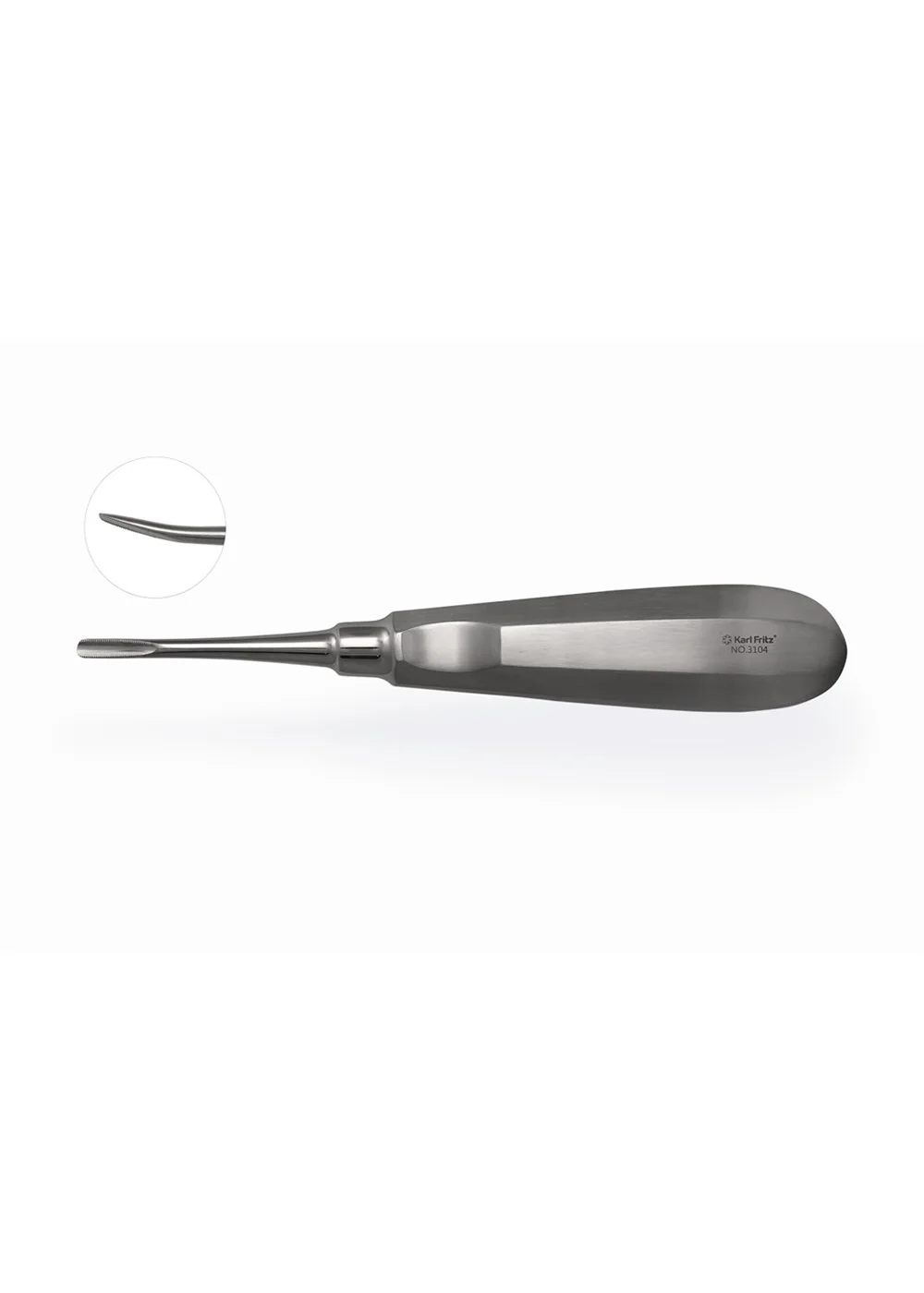 Элеватор Karl Fritz Lindo-Levien Microsaw изогнутый 4 мм