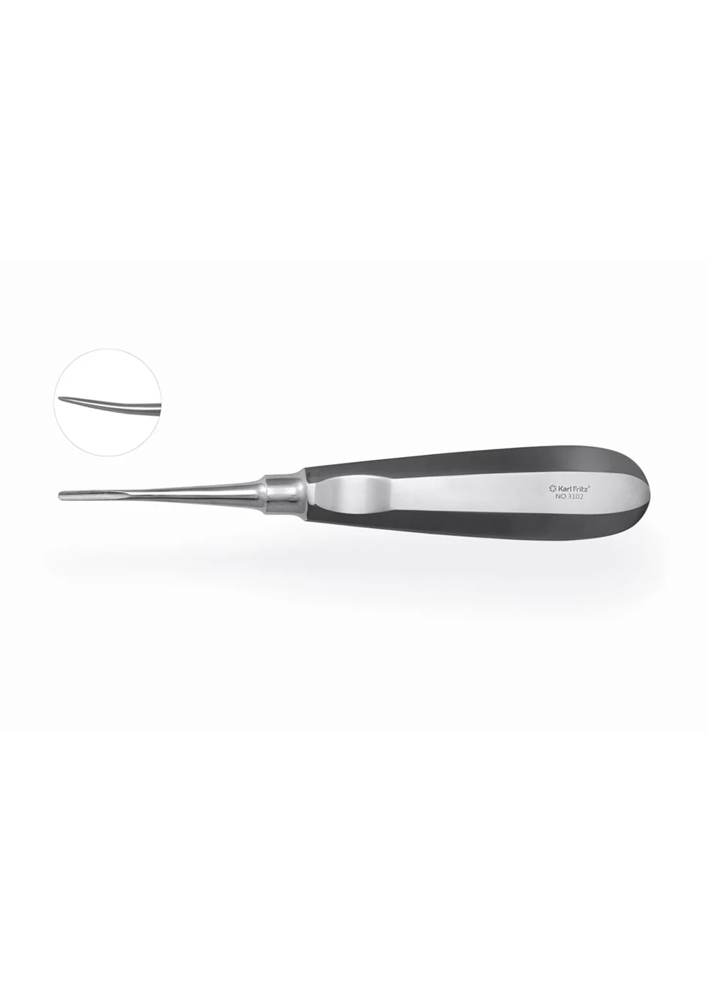Элеватор Karl Fritz Lindo-Levien Microsaw изогнутый 2.5 мм