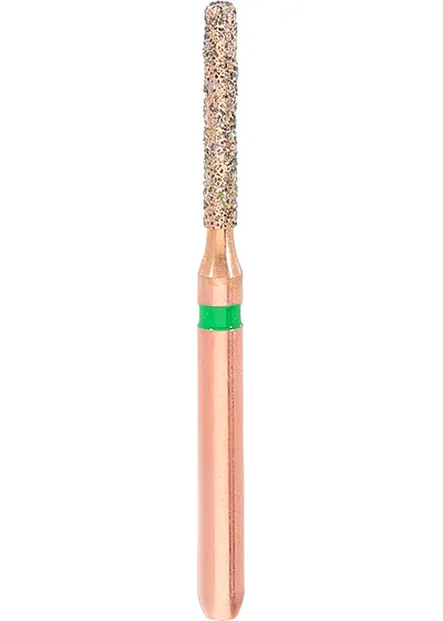 Бор алмазный цилиндрический, скруглённый кончик, KP6837KR.314.012