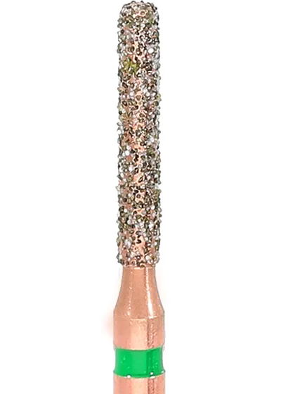 Бор алмазный цилиндрический, скруглённый кончик, KP6837KR.314.014