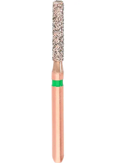 Бор алмазный цилиндрический, скруглённый кончик, KP6837KR.314.016