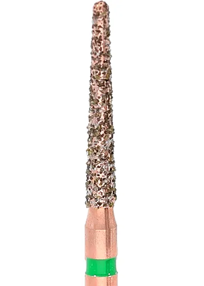 Бор алмазный, конусный, удлиненный, скруглённый кончик, KP6850.314.016
