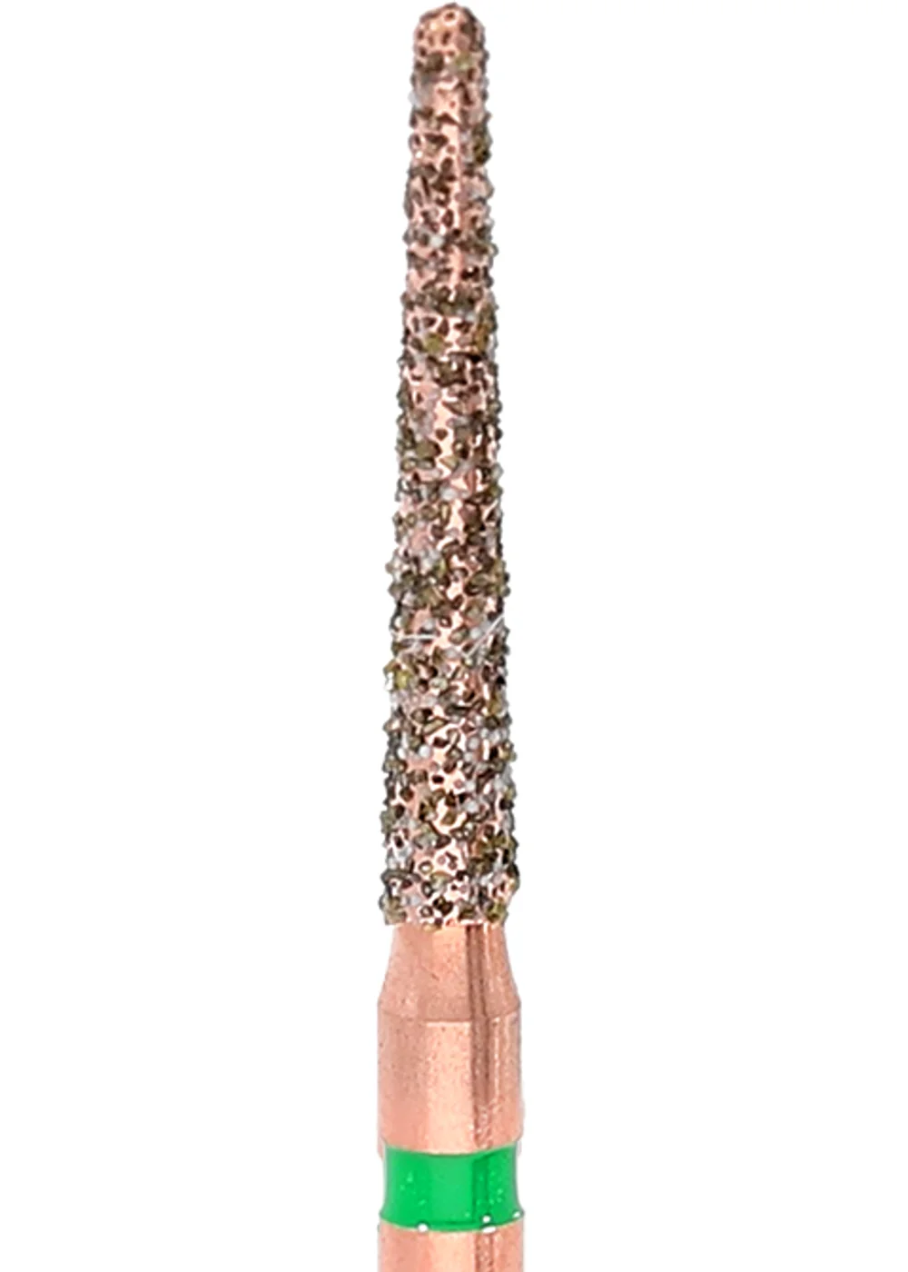 Бор алмазный, конусный, удлиненный, скруглённый кончик, KP6850.314.016