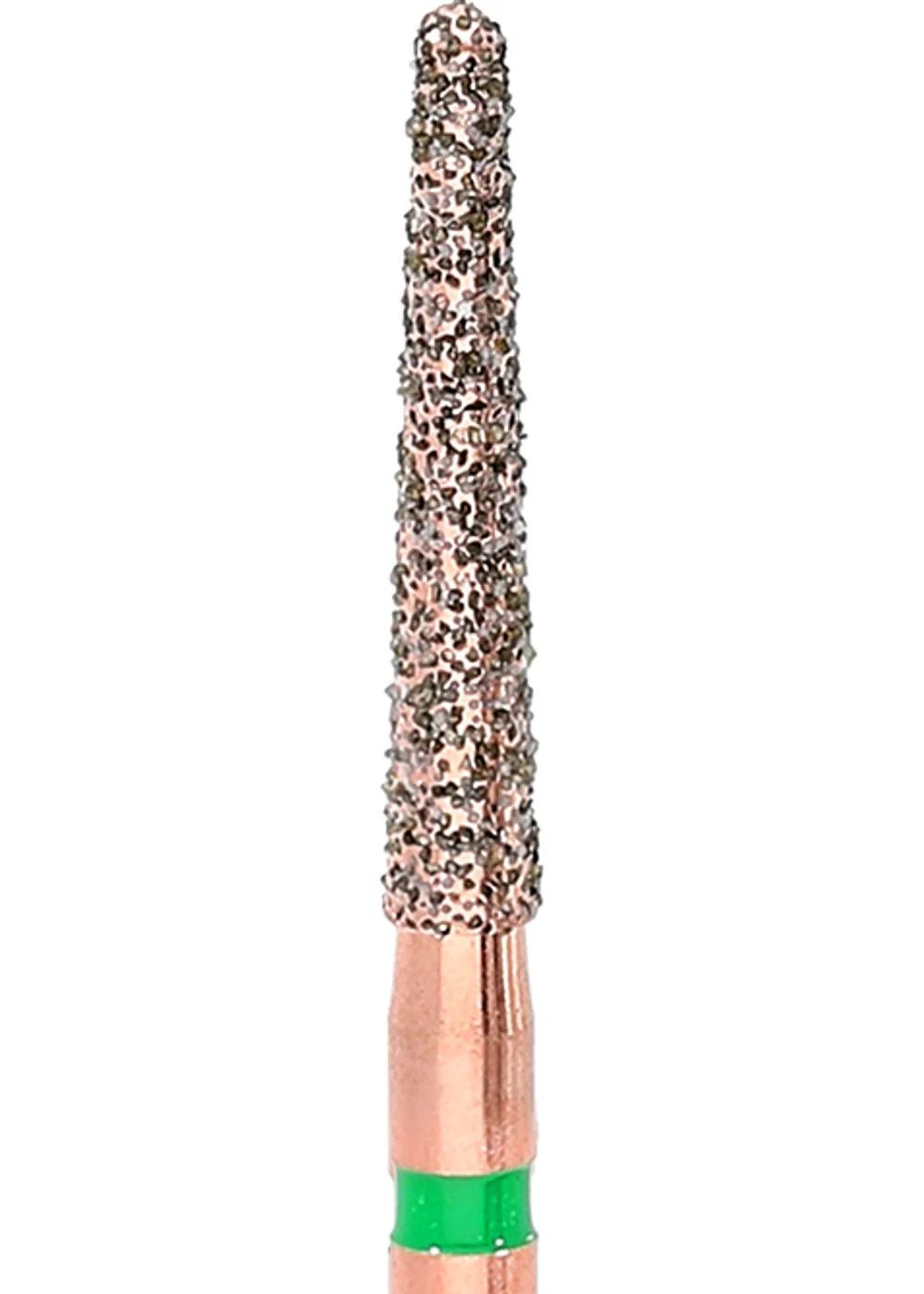 Бор алмазный, конусный, удлиненный, скруглённый кончик, KP6850.314.018