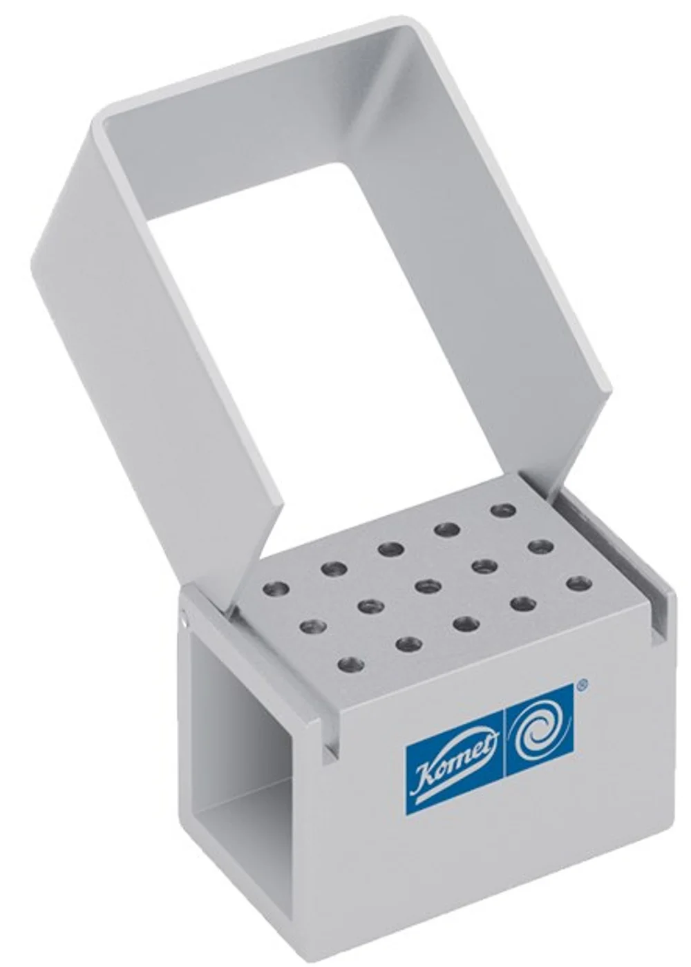 Подставка стоматологическая, Dentsply, A700B.000, синяя, для 8 инструментов, анодированный алюминий