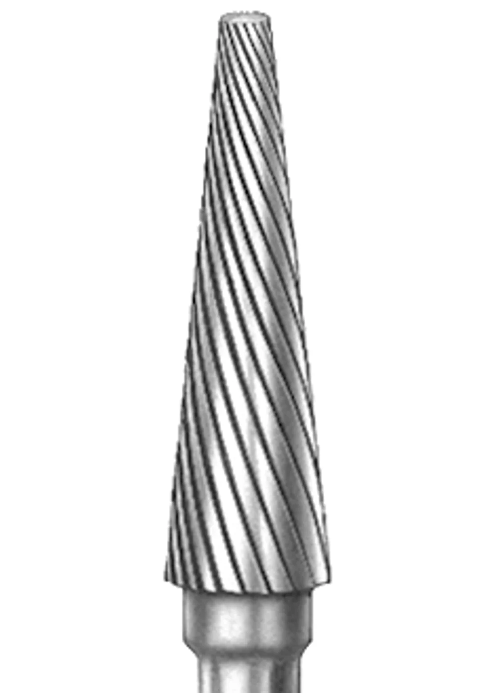 Фреза стоматологическая лабораторная твердосплавная, конусная, 2°, H356F.103.031