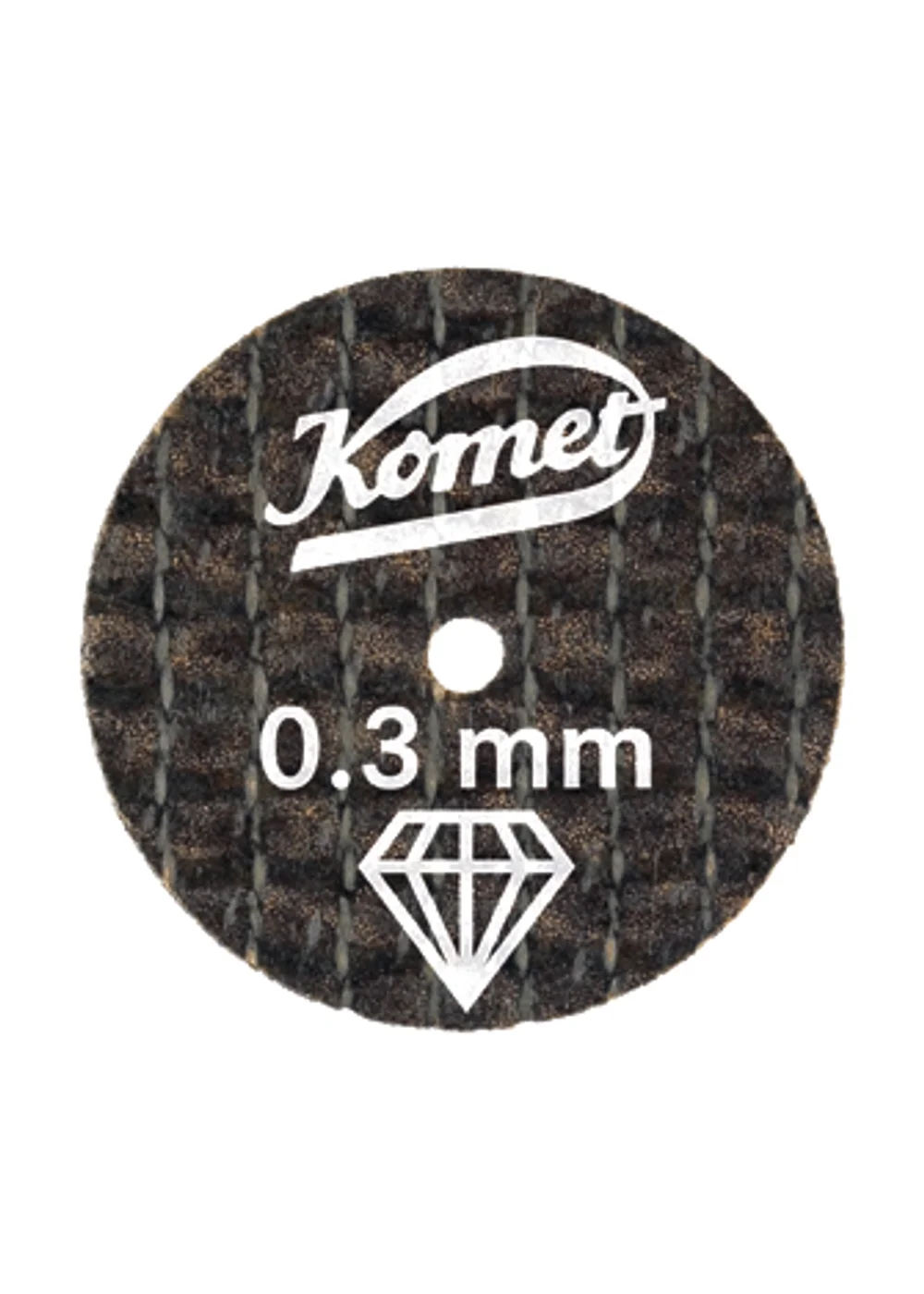 Диск, Komet, волоконный с алмазными частицами, 20 мм, для керамики и сплавов