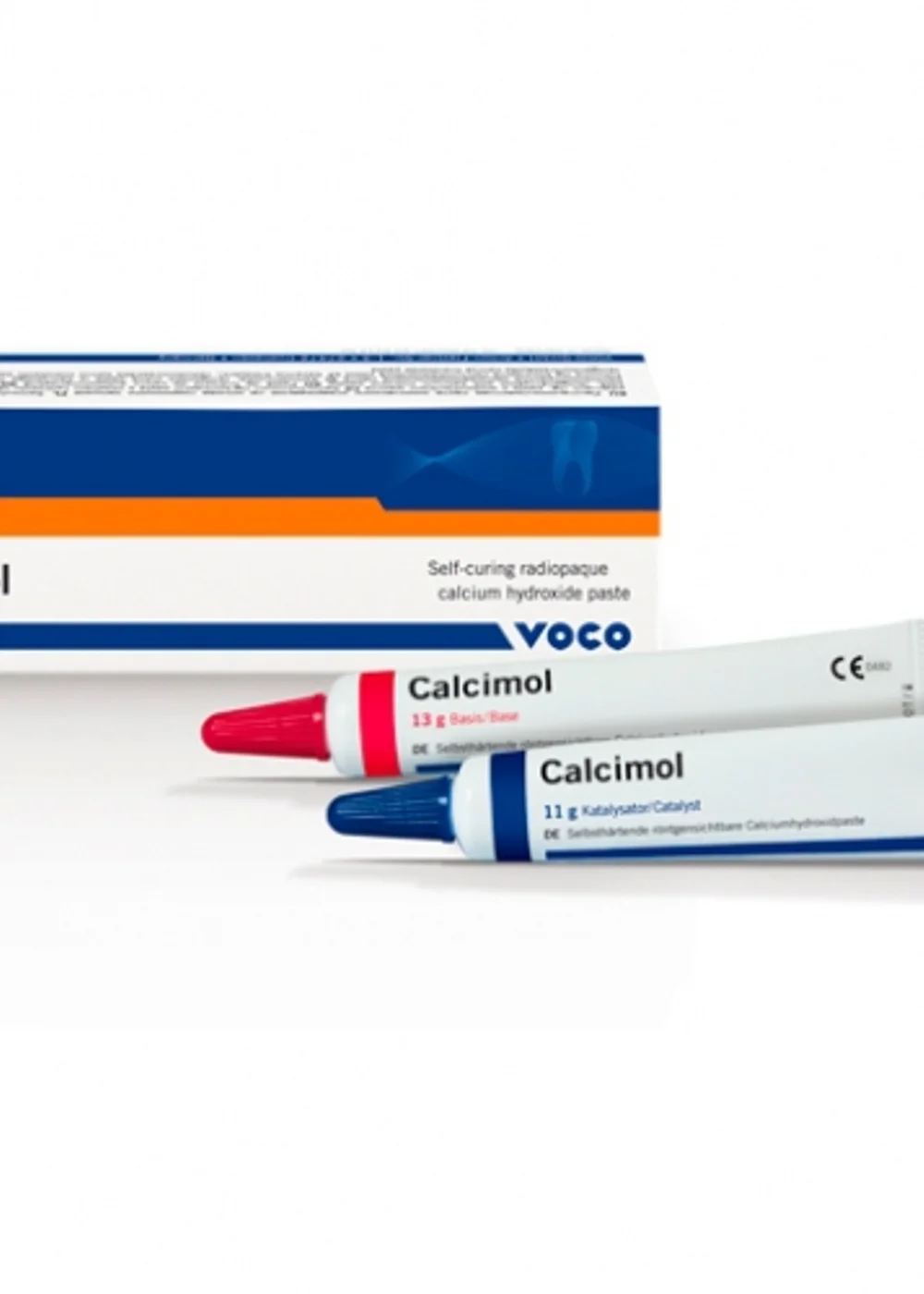 Паста подкладочная, VOCO, Calcimol, самотвердеющая, набор 13г + 11г