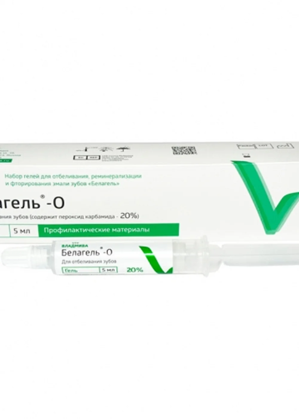 Белагель О-отбеливающий гель 20%, Владмива