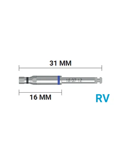 Имплантовод для наконечника VEGA RV длинный, синий, арт: 18 07 12