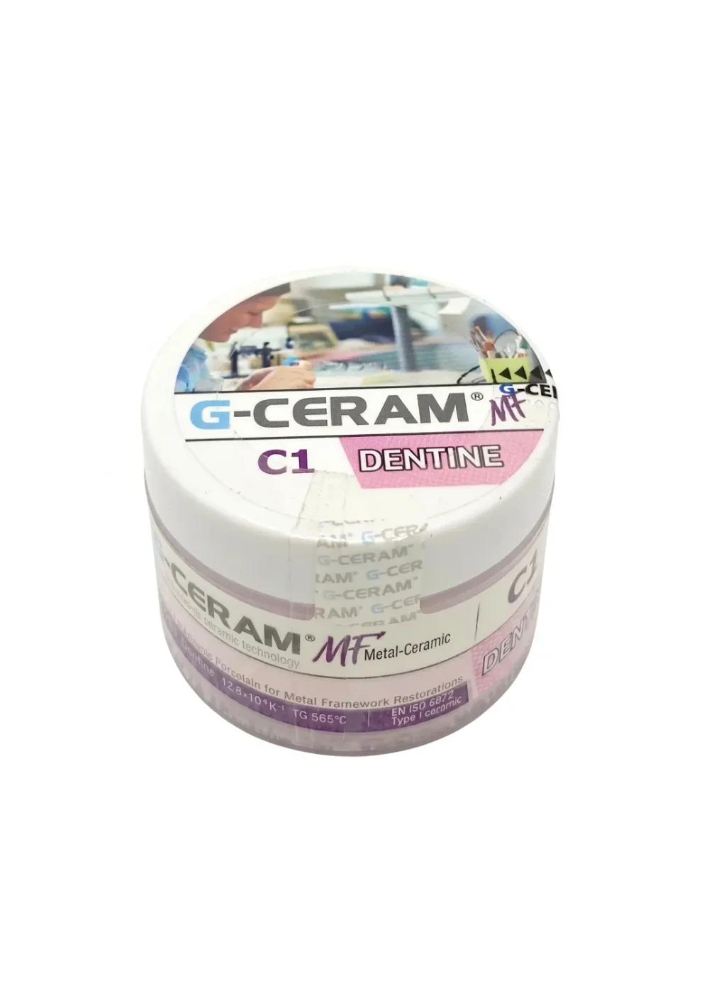 Керамическая масса дентинная, G-CERAM, MF дентин Dentine C1, 20г