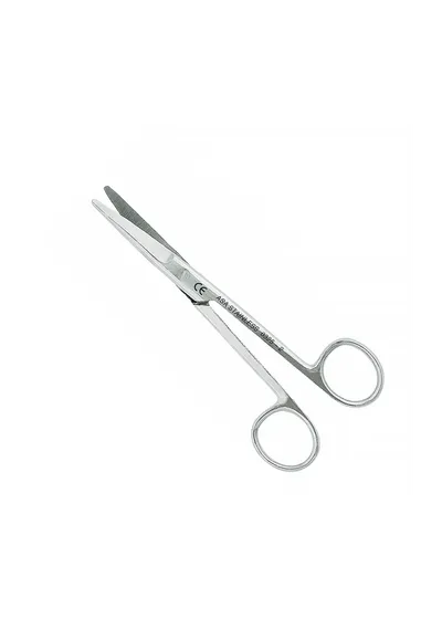 Asa Dental 0325-2 - ножницы для десны изогнутые по плоскости, 14,5 см