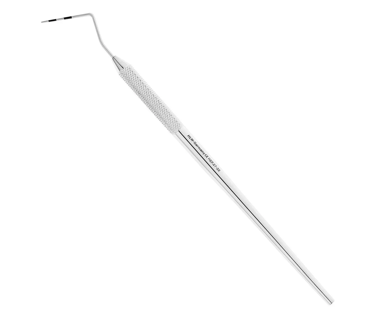 Зонд односторонний с насечками СР 12, 27-22* (HLW Dental Instruments)