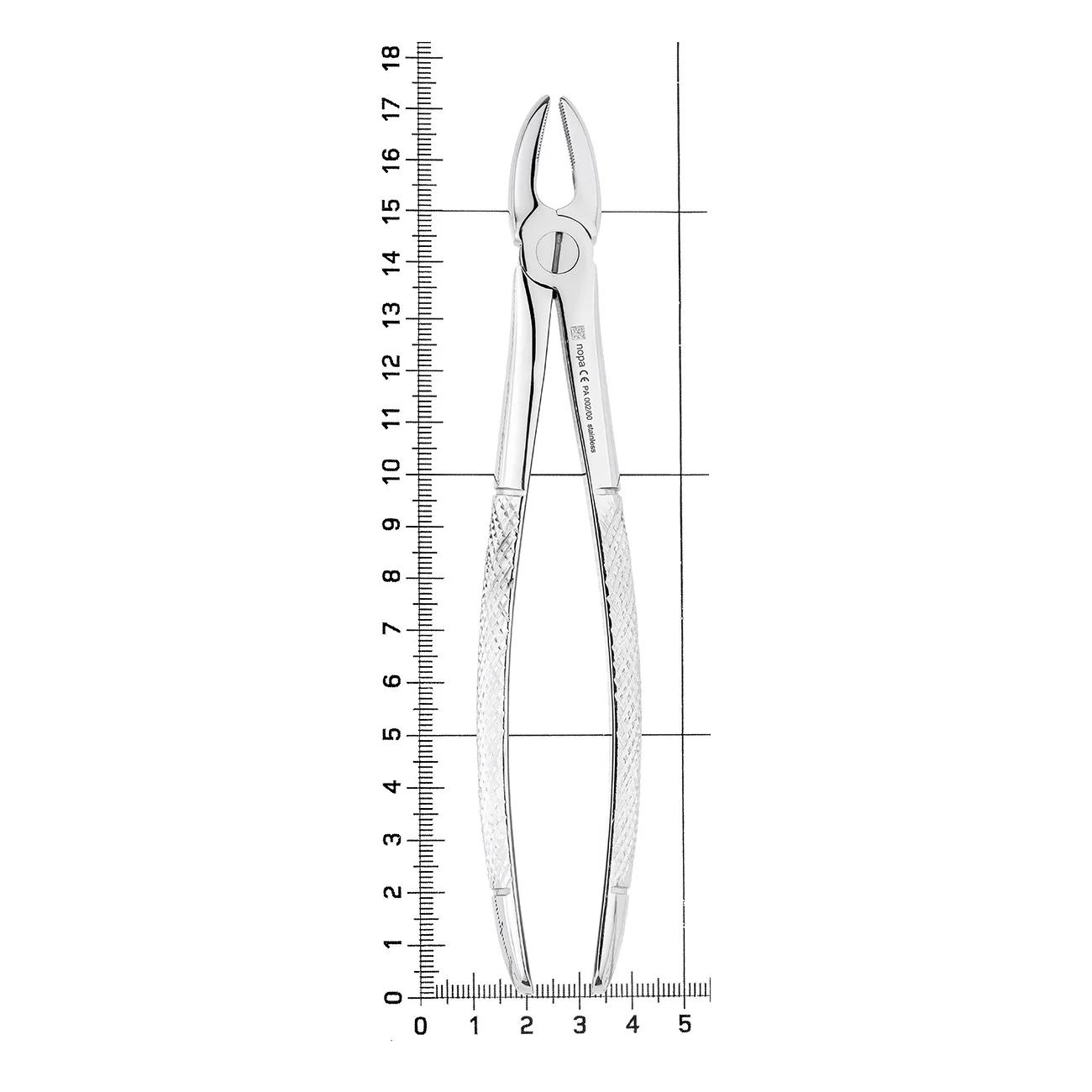 Щипцы извлекающие для резцов/клыков верхней челюсти №2