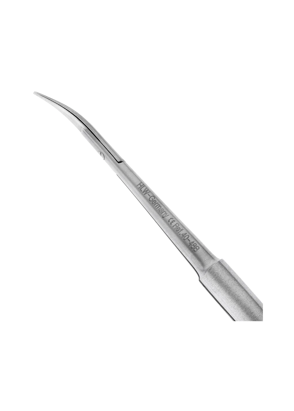 HLW 40-48B - ножницы хирургические изогнутые Micro Schere TC, 170 мм
