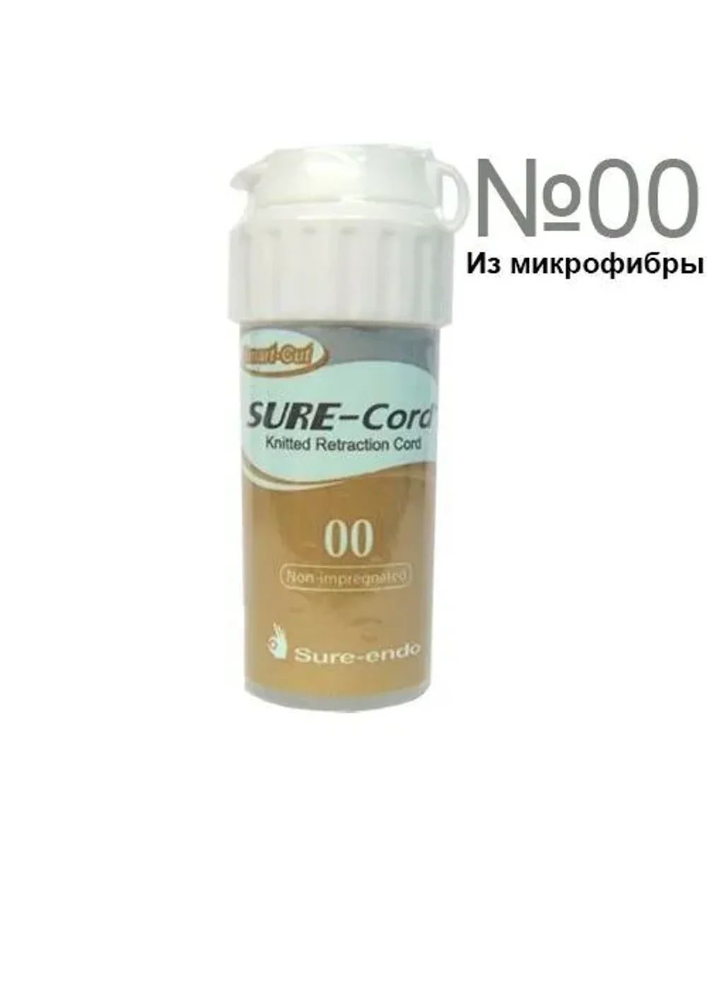 Нить ретракционная, Sure Dent Corporation, SURE-Cord №00 микрофибра